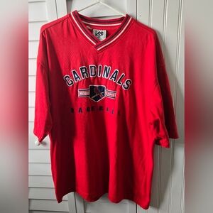 VTG Lee Sport St. Louis Cardinals Baseball Short Sleeve Tshirt Mens Size XL